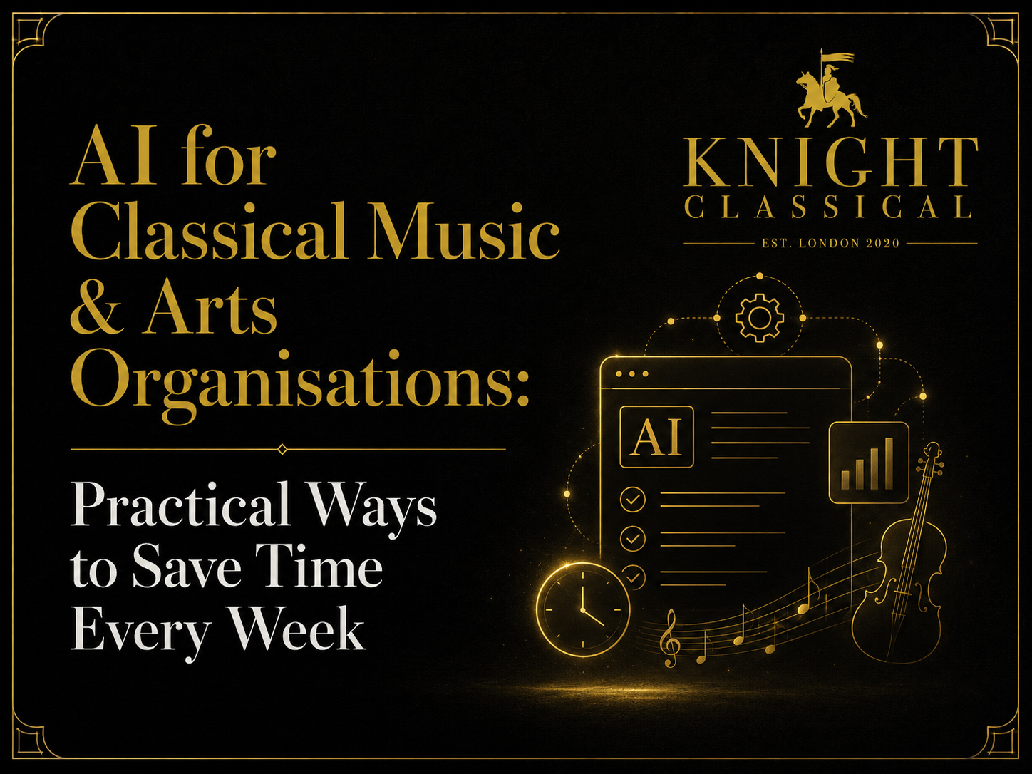 AI for Classical Music & Arts Organisations: Practical Ways to Save Time Every Week