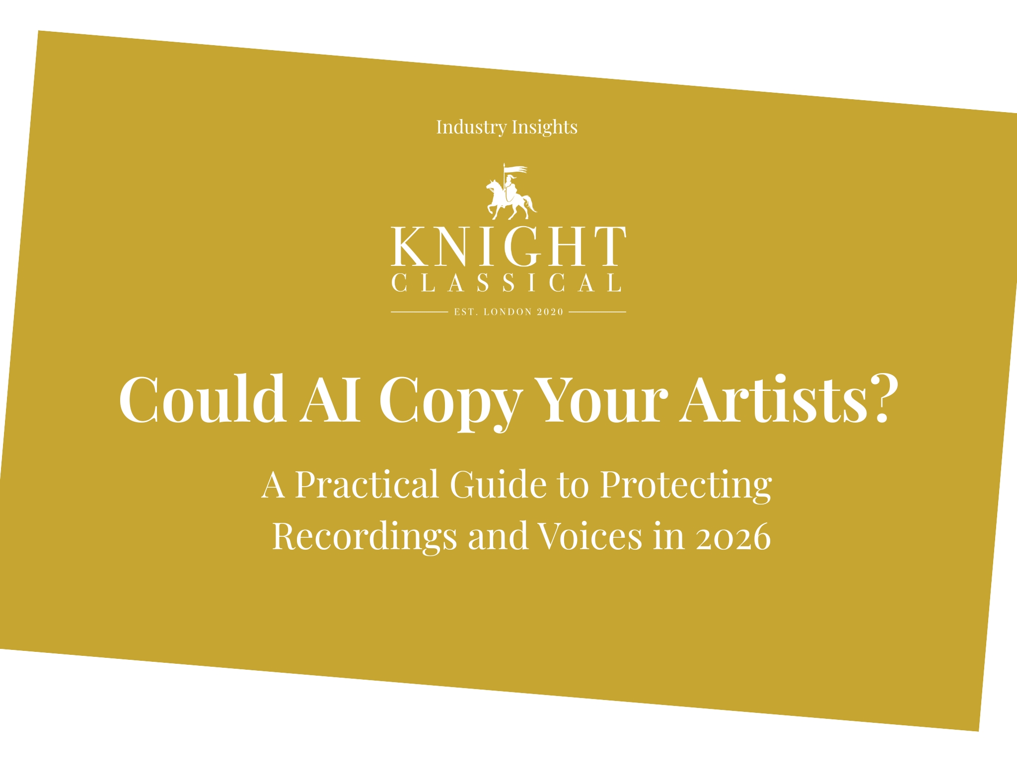 Could AI Copy Your Artists? A Practical Guide to Protecting Recordings and Voices in 2026