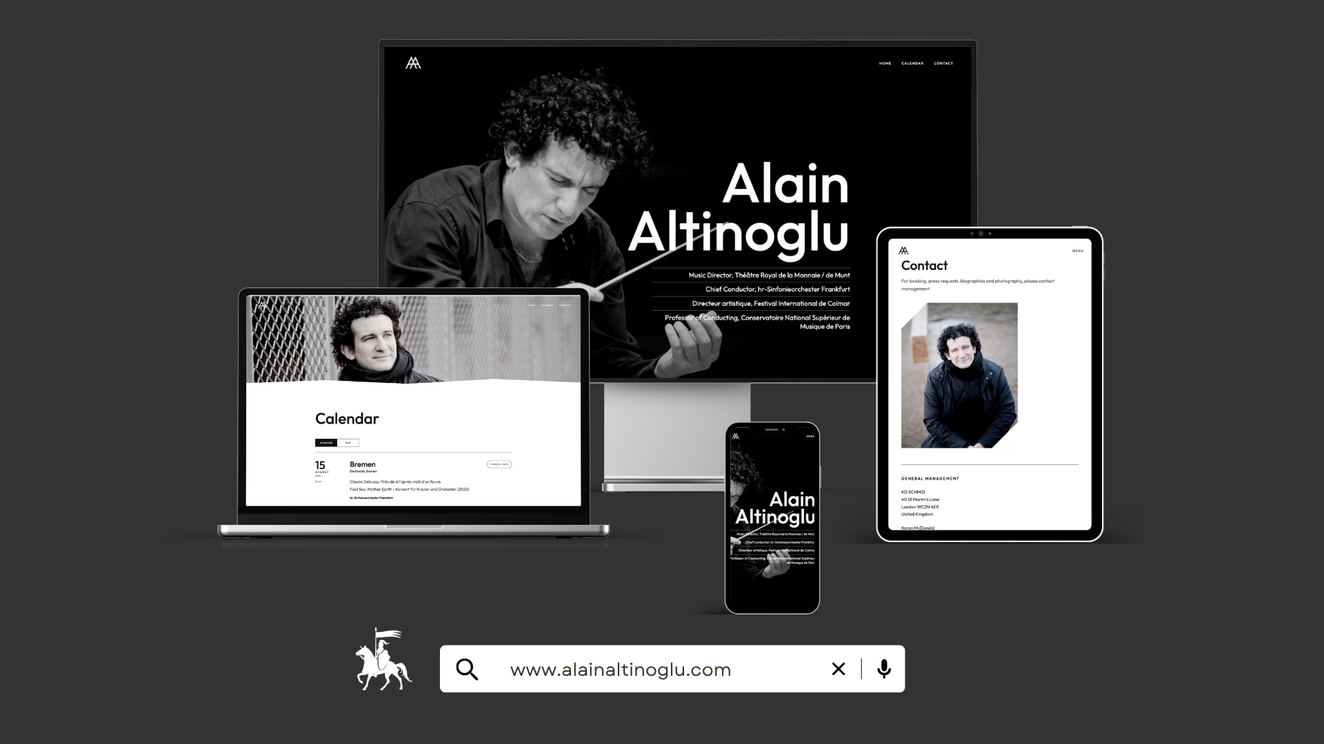 Alain Altinoglu: Website Design & Build