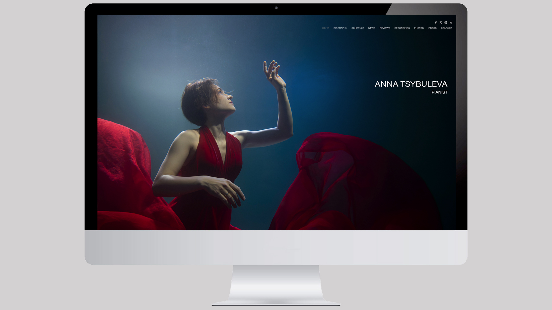 Anna Tsybuleva: Website Design