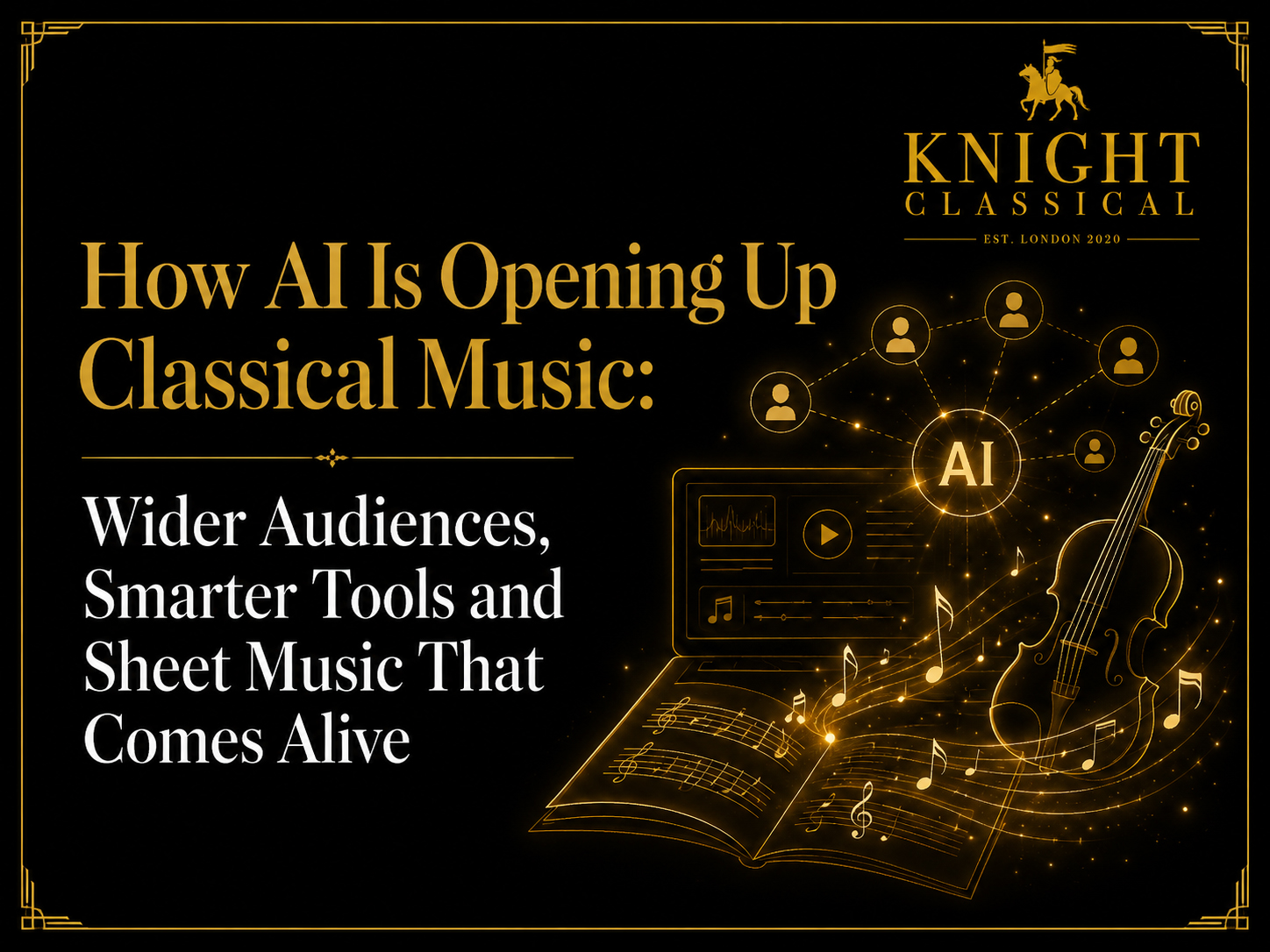 How AI Is Opening Up Classical Music: Wider Audiences, Smarter Tools and Sheet Music That Comes Alive