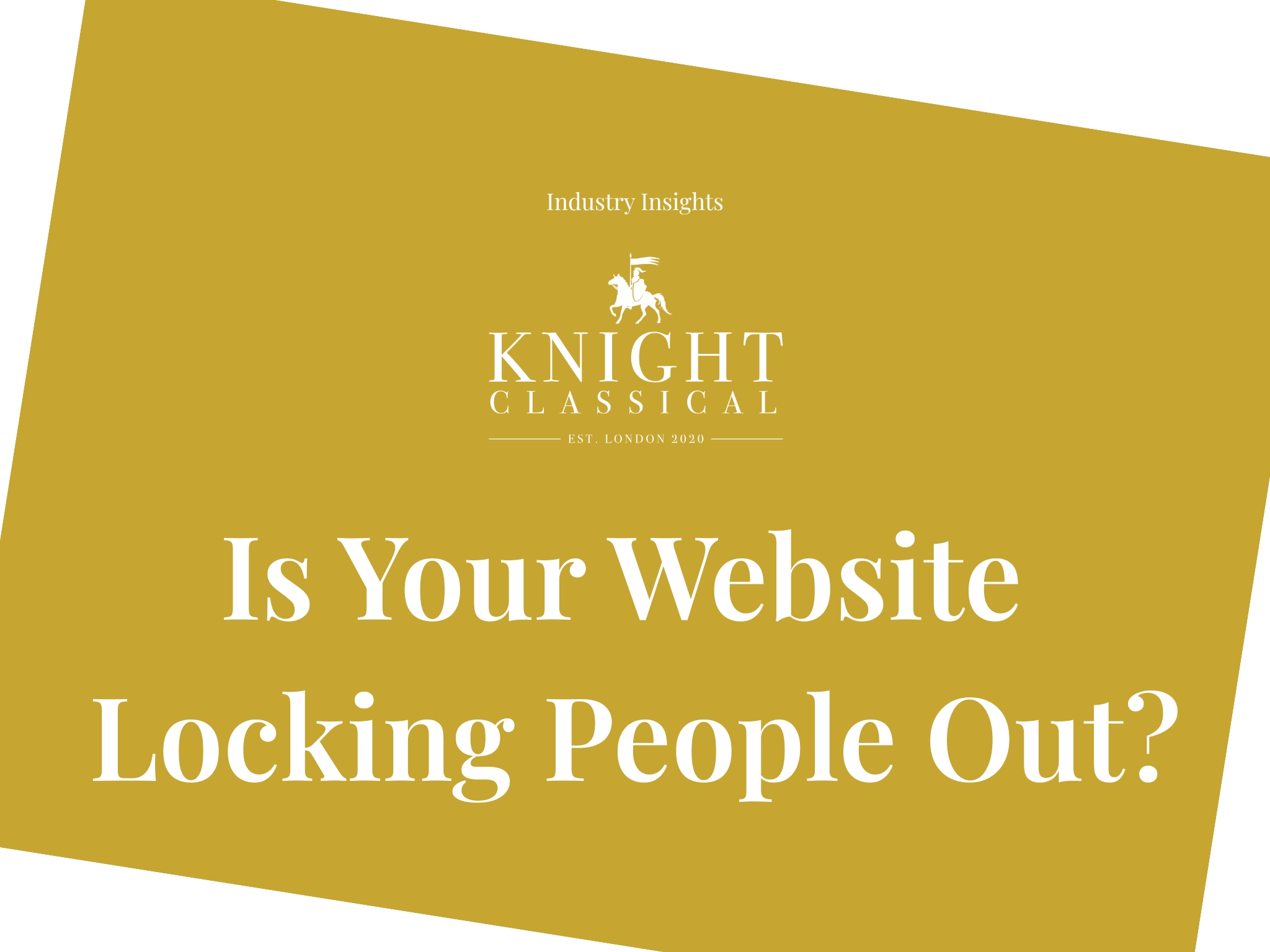 Is Your Website Locking People Out? Web Accessibility for Classical Music Organisations